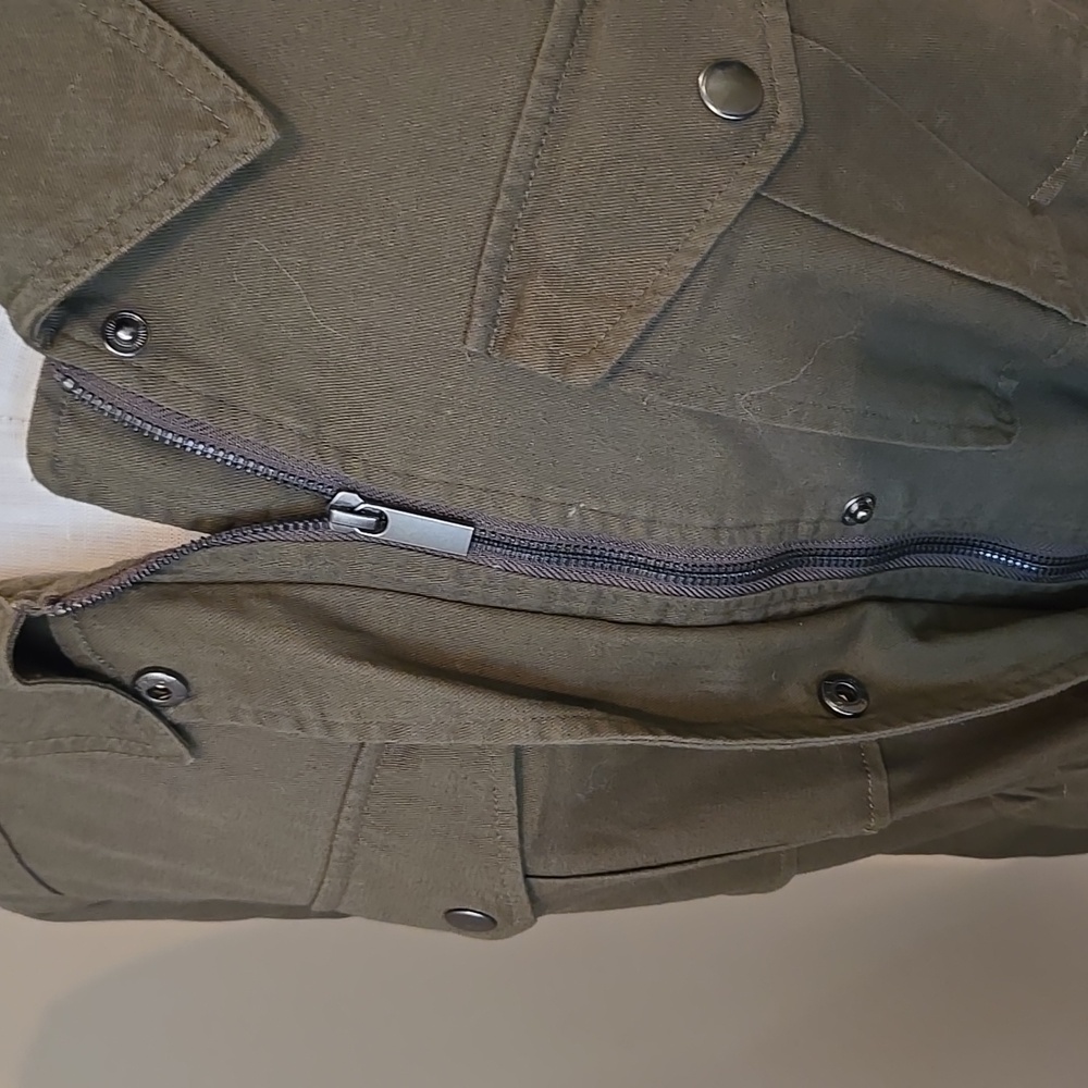 bp Olive Drawstring Utility Jacket - Picture 4 of 9